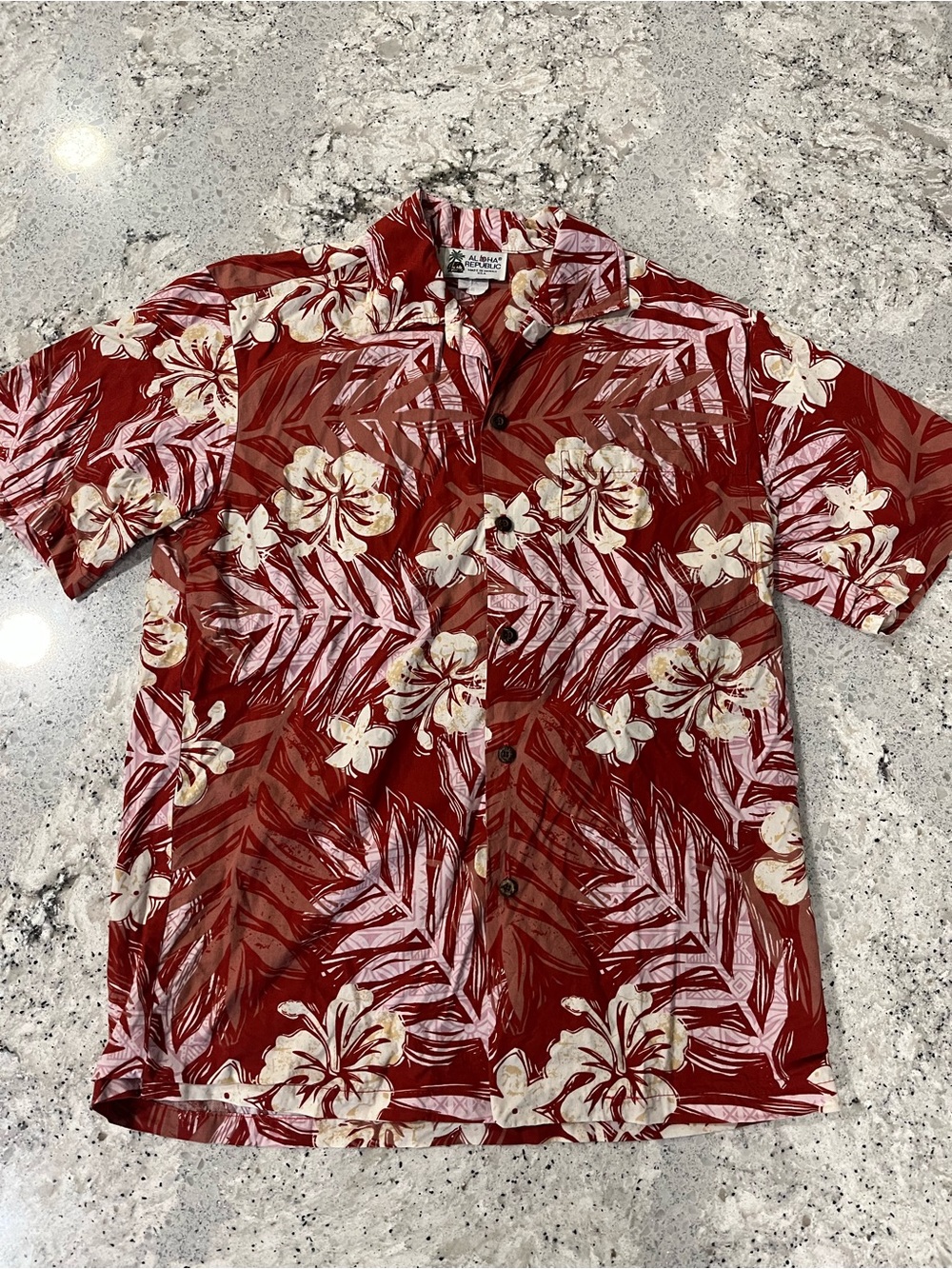 Vintage Aloha Republic Hawaiian Button-Down Shirt